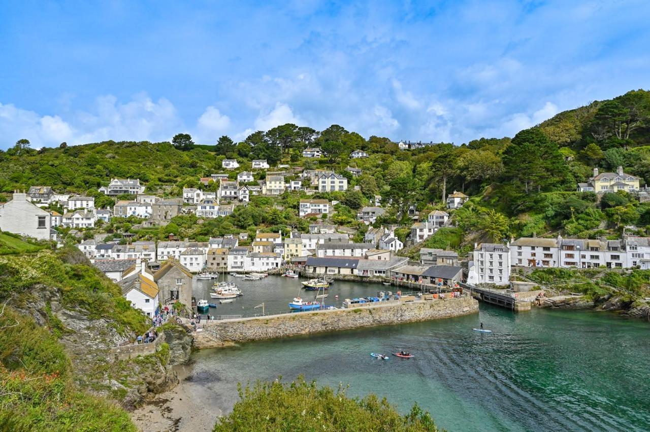 Luxury Couple'S Getaway With River Views And Parking Polperro Esterno foto